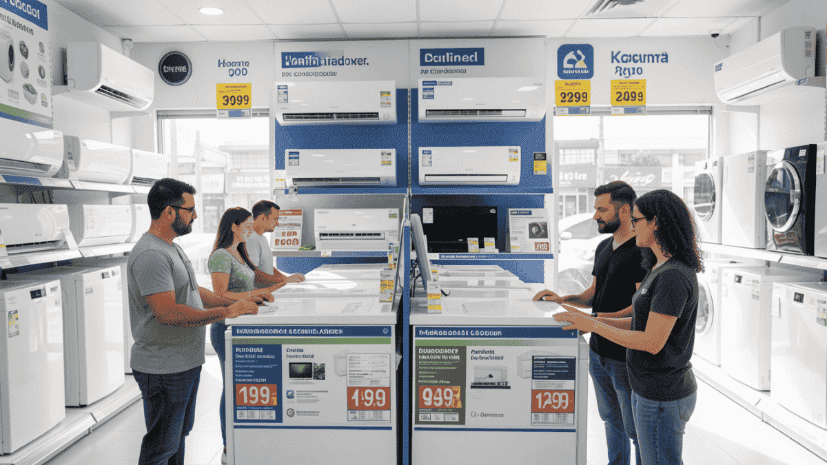 ar condicionados mais vendidos Ar condicionado inverter vale a pena porque consome menos energia