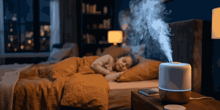 Umidificador de ar ideal para melhorar o sono e umidade do quarto