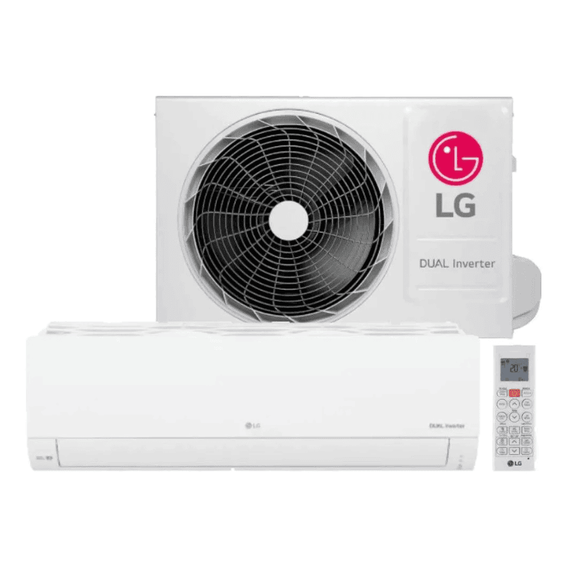 Ar-condicionado LG com tecnologia inverter, promoção no Rio de Janeiro.
