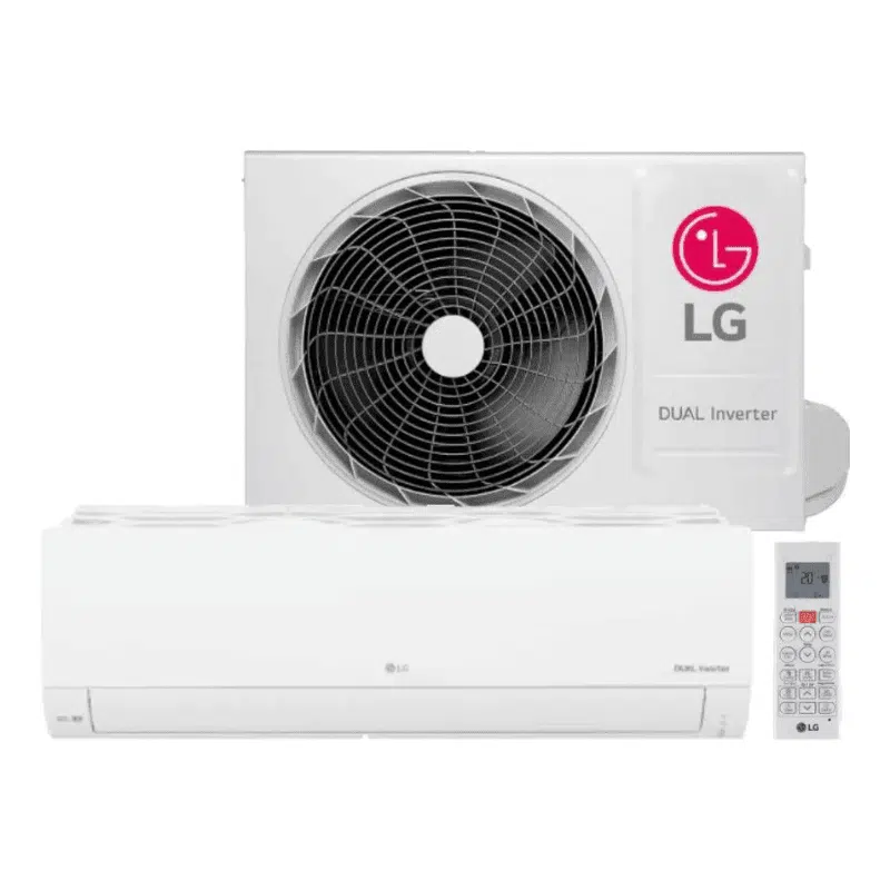Ar-condicionado LG com tecnologia inverter, promoção no Rio de Janeiro.